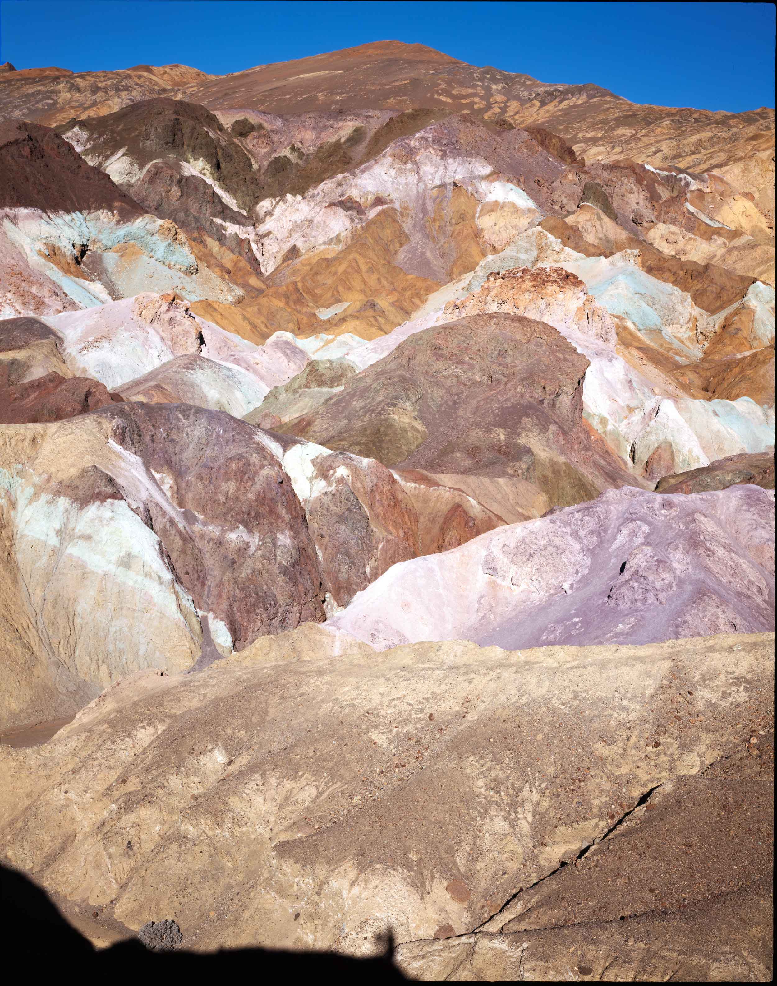 Painted Mountain Death Valley